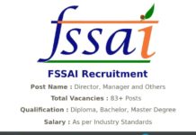 FSSAI Recruitment 2020