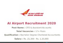 AI Airport Recruitment 2020