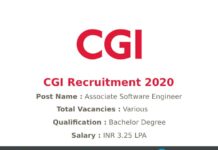 CGI Recruitment 2020