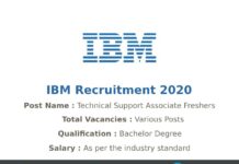 IBM Recruitment 2020