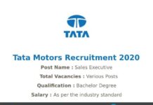 Tata Motors Recruitment 2020