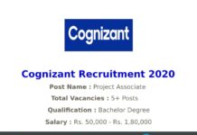 Cognizant Recruitment 2020