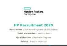 HP Recruitment 2021