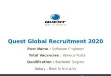 Quest Global Recruitment 2020