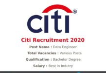 Citi Recruitment 2020
