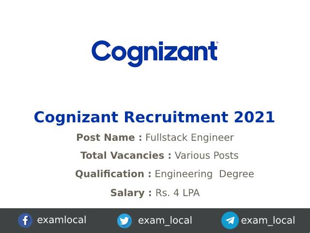 Cognizant Recruitment 2023