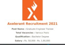 Axelerant Recruitment 2021
