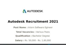 Autodesk Recruitment 2021