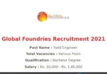 Global Foundries Recruitment 2021
