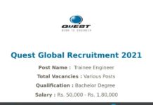 Quest Global Engineering Recruitment 2021