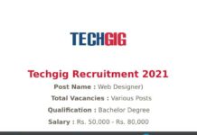 Techgig Recruitment 2021