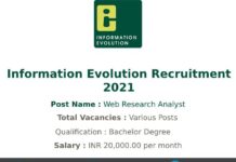 Information Evolution Job