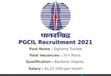 PGCIL Recruitment 2021
