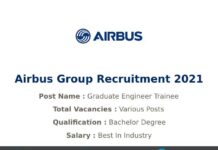 Airbus Group Recruitment 2021