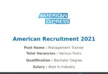 American Recruitment 2021
