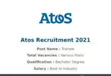 Atos Recruitment 2021