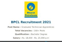 BPCL Recruitment 2021