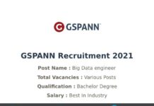 GSPANN Recruitment 2021