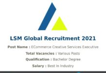 LSM Global Recruitment 2021
