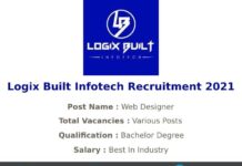 Logix Built Infotech Recruitment 2021