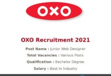 OXO Recruitment 2021