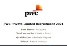PWC Recruitment 2021
