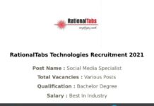 RationalTabs Technologies Recruitment 2021