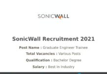 SonicWall Recruitment 2021