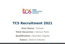 TCS Recruitment 2021