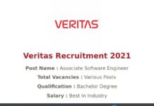 Veritas Recruitment 2021