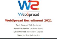 WebSpread Recruitment 2021