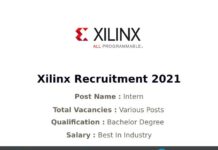 Xilinx Recruitment 2021