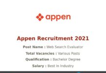 Appen Recruitment 2021