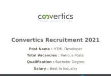 Convertics Recruitment 2021