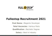 Fullestop Recruitment 2021