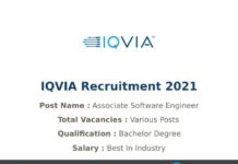 IQVIA Recruitment 2021