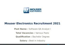 Mouser Electronics Recruitment 2021