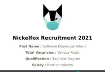 Nickelfox Recruitment 2021