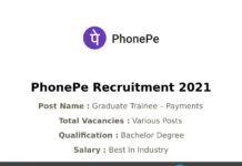 PhonePe Recruitment 2021