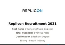 Replicon Recruitment 2021
