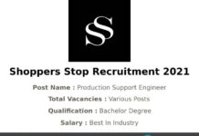 Shoppers Stop Recruitment 2021