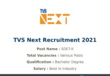 TVS Next Recruitment 2021