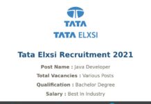 Tata Elxsi Recruitment 2021