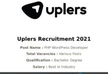 Uplers Recruitment 2021