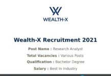 Wealth-X Recruitment 2021
