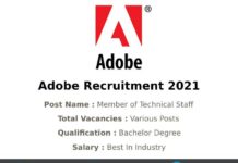 Adobe Recruitment 2021