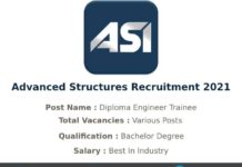 Advanced Structures Recruitment 2021