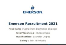 Emerson Recruitment 2021