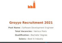 Groyyo Recruitment 2021