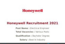 Honeywell Recruitment 2022